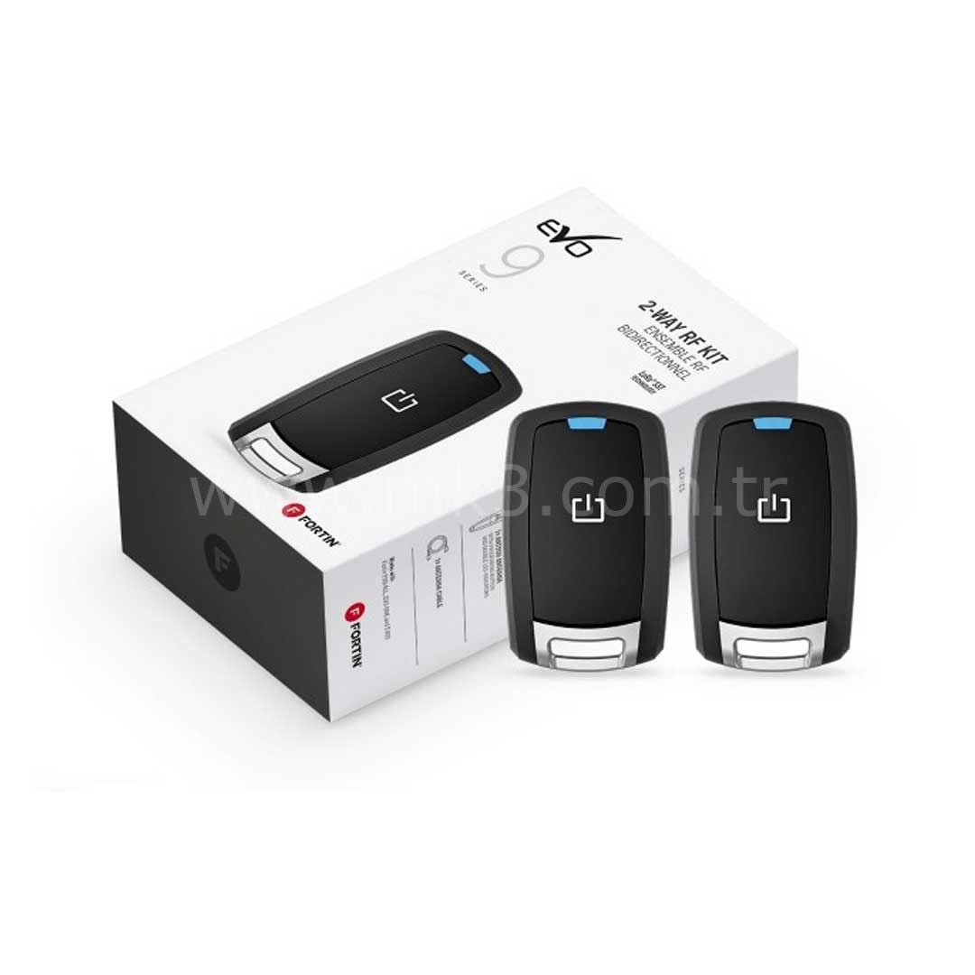 Fortin EVO 9 SERIES RFK912 - 2 Adet 4 Butonlu Uzaktan Kumandalı 2 Yönlü RF Kiti