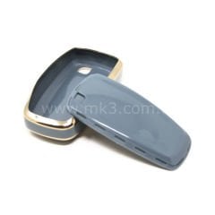 NANO Yüksek Kalite Kumanda Kılıfı Ford 3 Buton Gri Renk Ford-B11J3