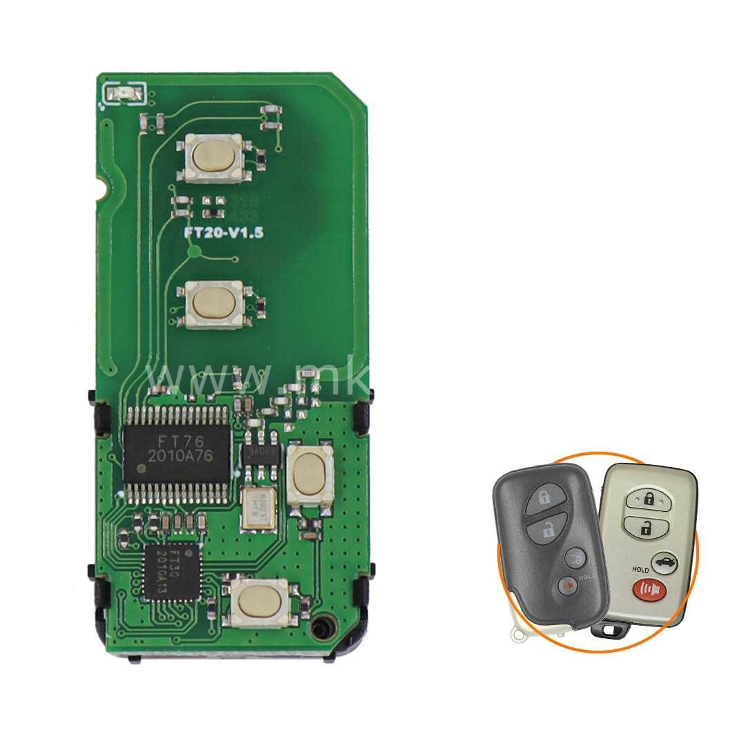Lonsdor 0140D 433.92MHz Toyota 4D Akıllı Kumanda