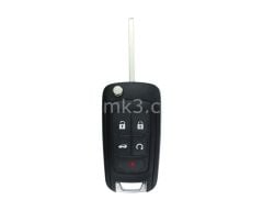 Chevrolet Sustalı Kumanda 5 Butons 315MHz PCF7937E/41E Transponder
