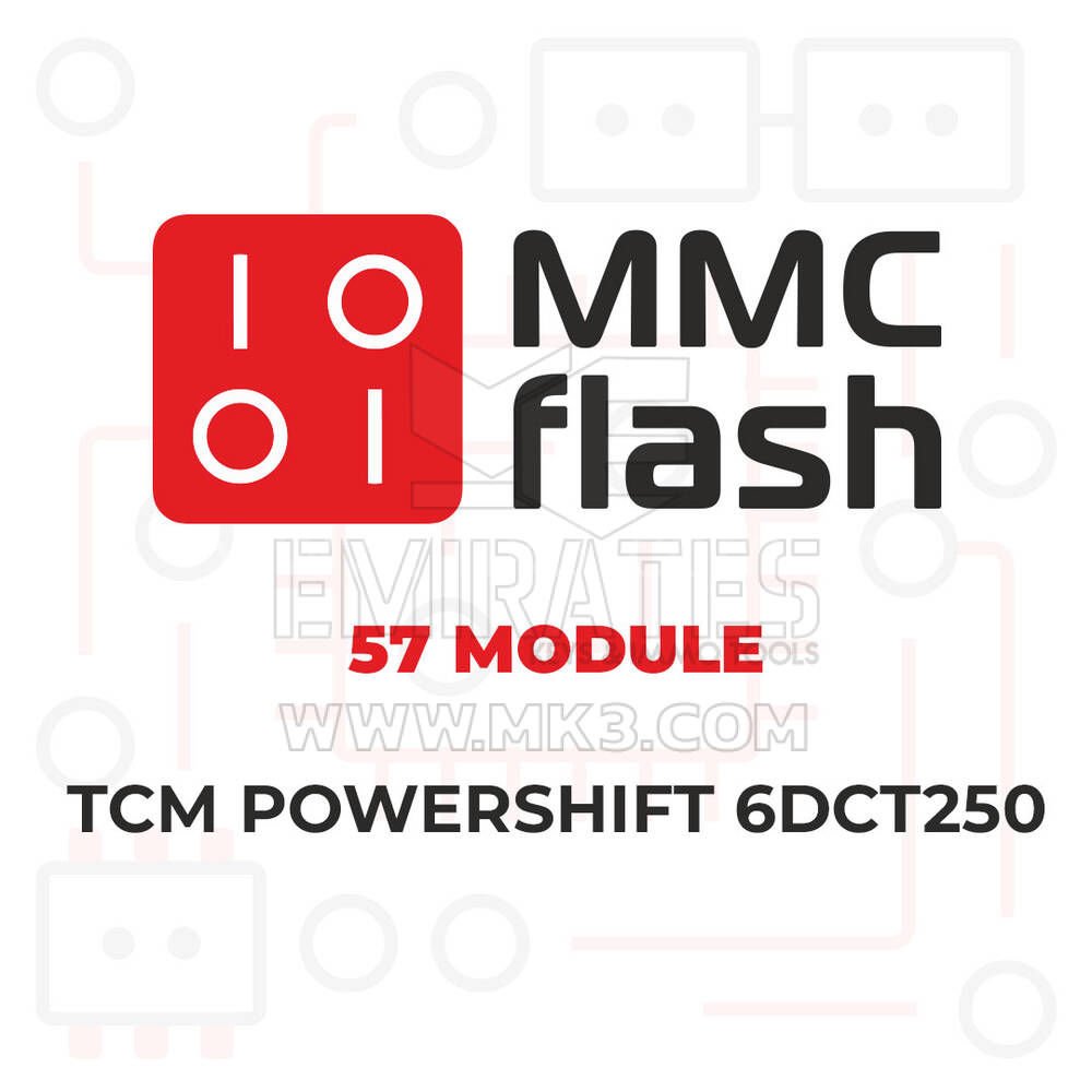MMCFlash - 57 Modül, TCM Powershift 6DCT250