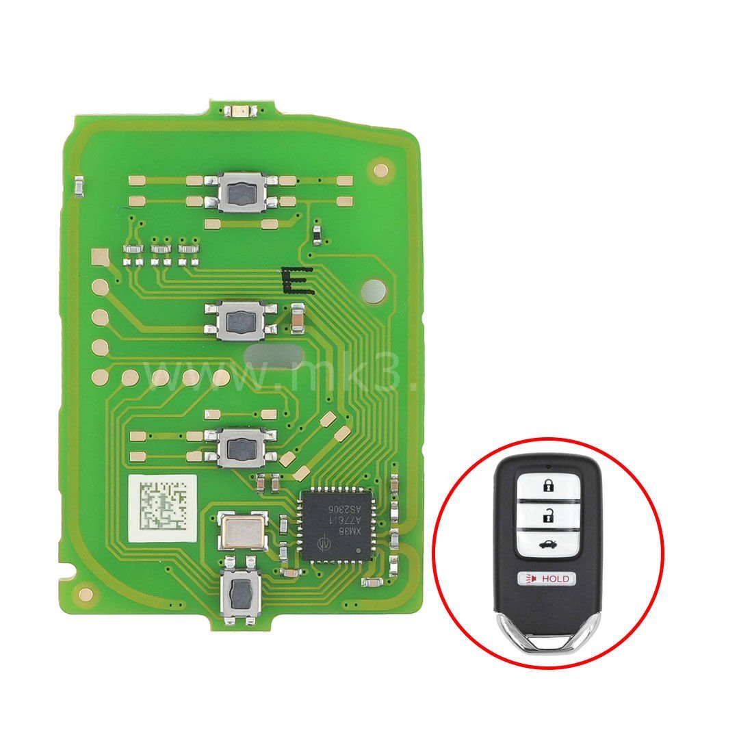 Xhorse HONDA Üniversal Smart Kumanda PCB 4 Buton XZBT43EN