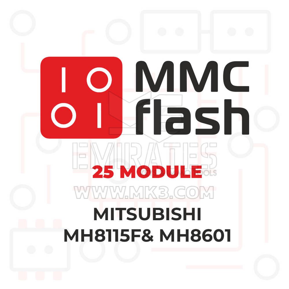 MMCFlash - 25 Modül, Mitsubishi MH8115F ve MH8601