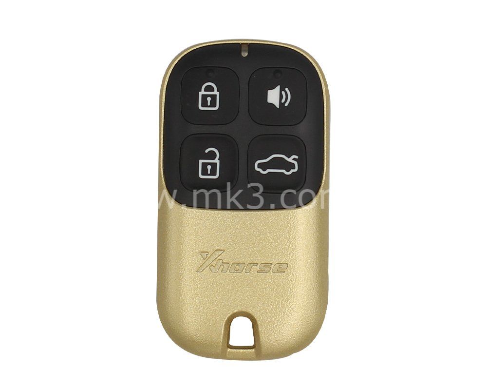 Xhorse VVDI Key Tool VVDI2 Anahtarlı Kumanda 4 Buton Altın Tipi XKXH02EN