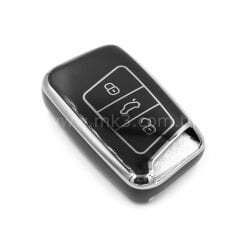 NANO Yüksek Kalite Kumanda Kılıfı Honda 3 Buton Siyah - Gümüş - VW-D11Y3