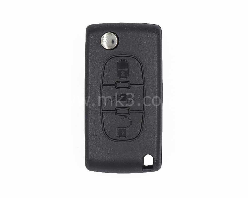 Peugeot 407 408 0523 Sustalı Kumanda 3 Buton 433MHz ASK PCF7941A Transponder VA2