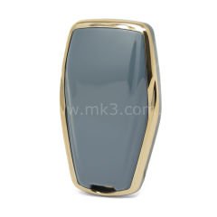 NANO Yüksek Kalite Kumanda Kılıfı Geely 4 Buton Gri  Renk GL-B11J4D
