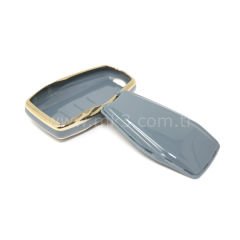 NANO Yüksek Kalite Kumanda Kılıfı Geely 4 Buton Gri  Renk GL-B11J4D