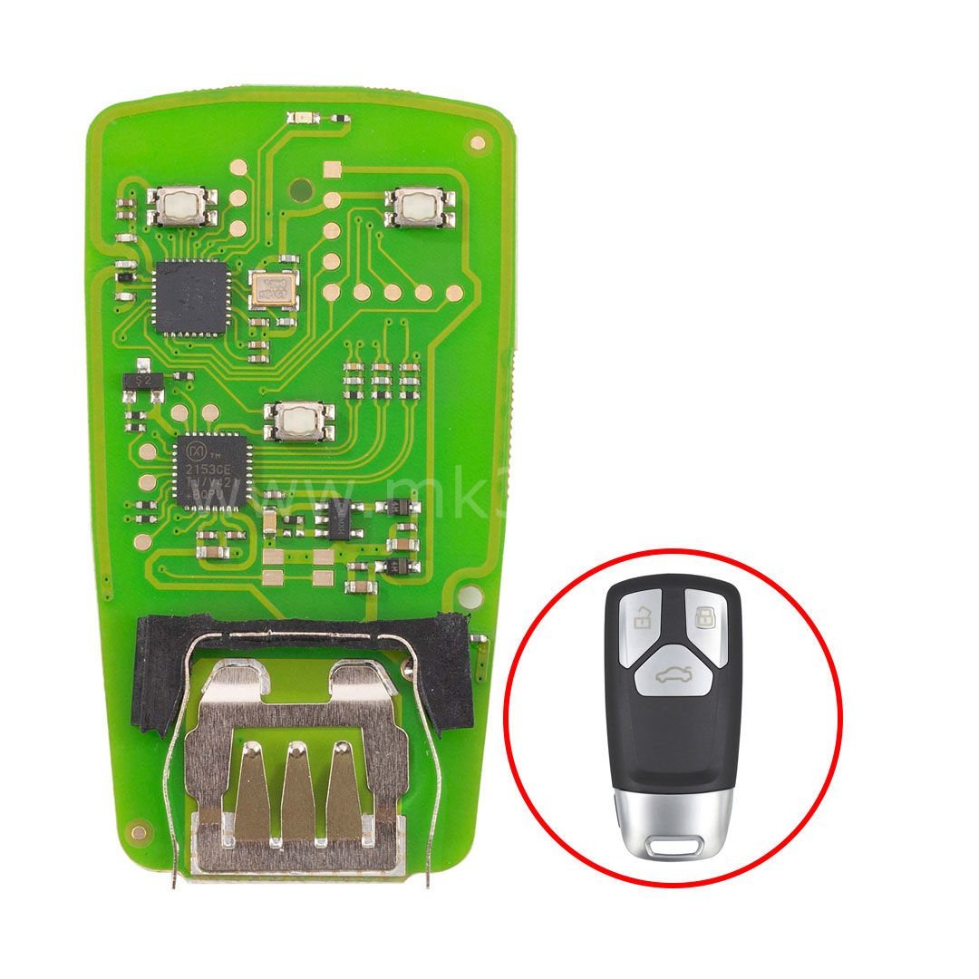 Xhorse XSMA41EN MLB Smart Kumanda  PCB 3 Botun  for Audi Volkswagen Bentley Porch Lamborghini