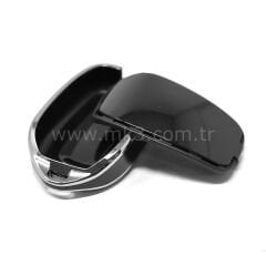 NANO Yüksek Kalite Kumanda Kılıfı Renault 2 Buton Siyah - Gümüş - RN-C11Y2