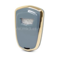 NANO Yüksek Kalite Kumanda Kılıfı Cadillac 3+1 Buton Gri Renk CDLC-A11J4