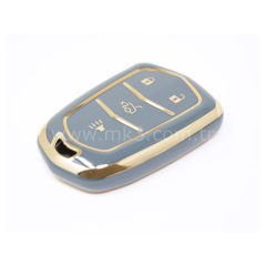 NANO Yüksek Kalite Kumanda Kılıfı Cadillac 3+1 Buton Gri Renk CDLC-A11J4