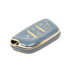 NANO Yüksek Kalite Kumanda Kılıfı Cadillac 4+1 Buton Gri Renk CDLC-B11J5