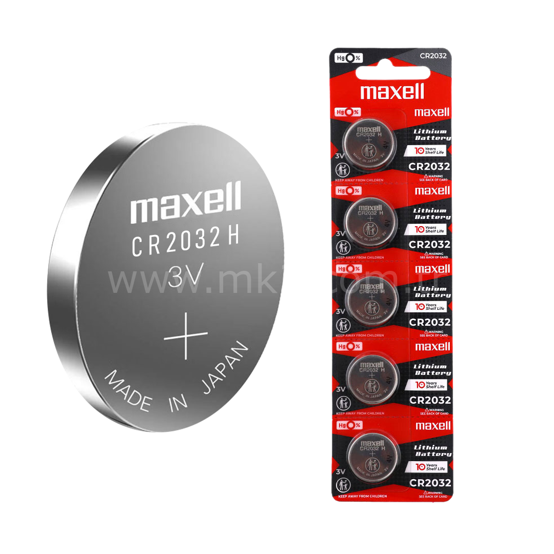 Maxell CR2032 Pil Yüksek Kalite 5li Paket (Yakında Stoklarımızda..)