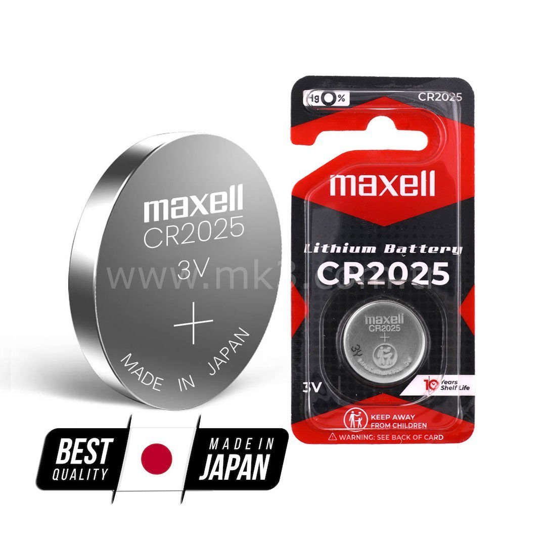 Maxell CR2025 Pil Yüksek Kalite Tekli Paket