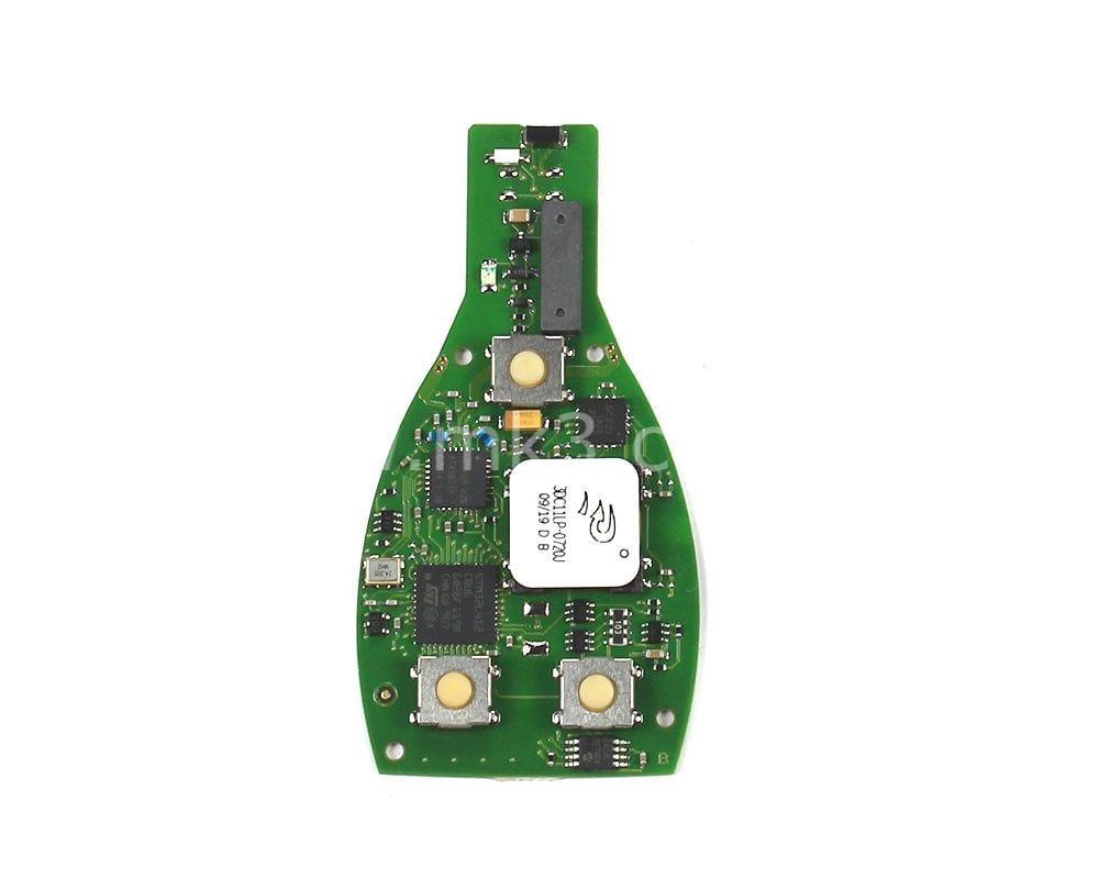 Mercedes Smart Anahtar Keyless Go FBS3 2009+ PCB 3 Buton 433MHz - Yan Sanayi
