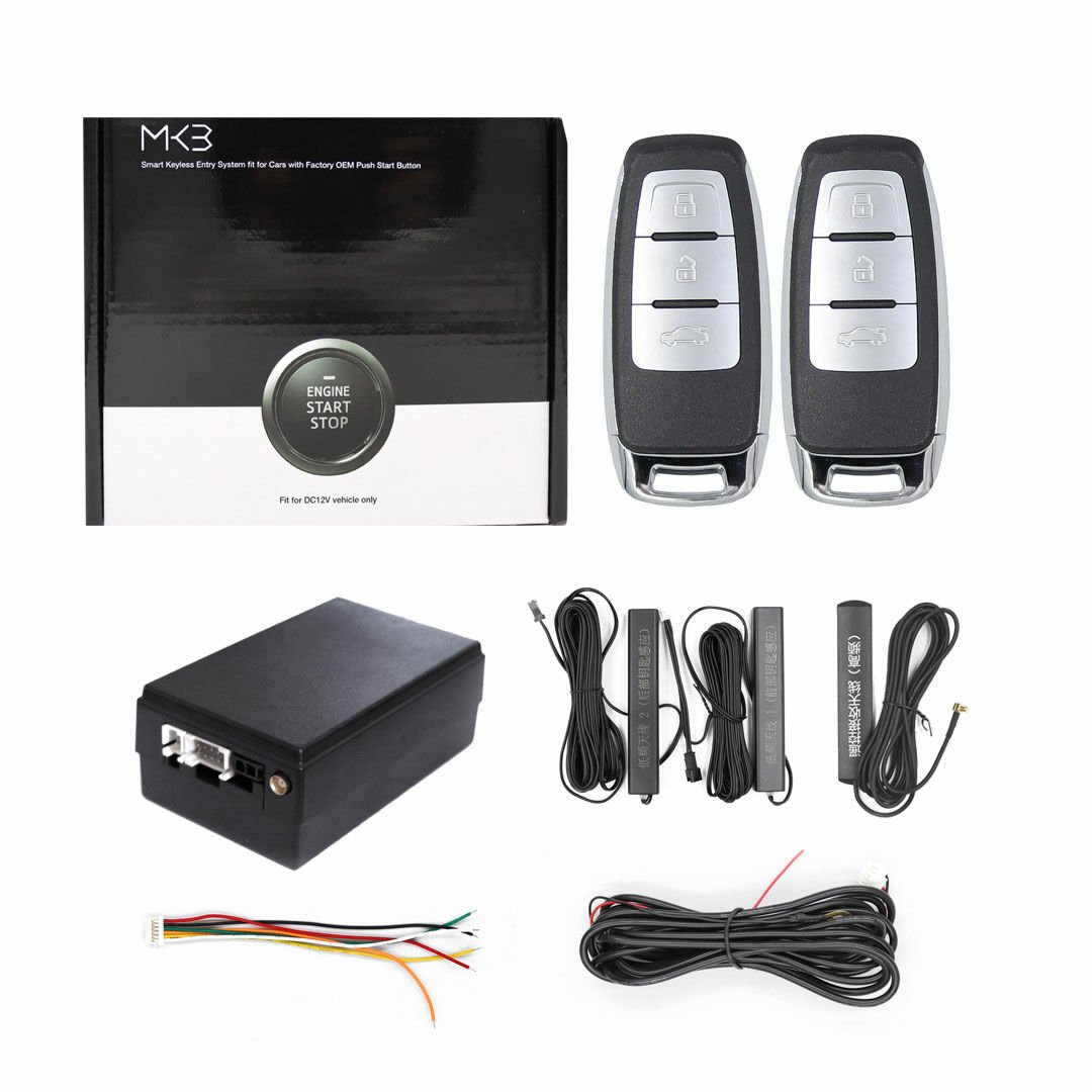 ELLER SERBEST STAR STOP BUTONLU OEM SİSTEMİ ANAHTARSIZ ÇALIŞTIRMA MÖDÜLÜ AUDI TİPİ ESW309C-BE3