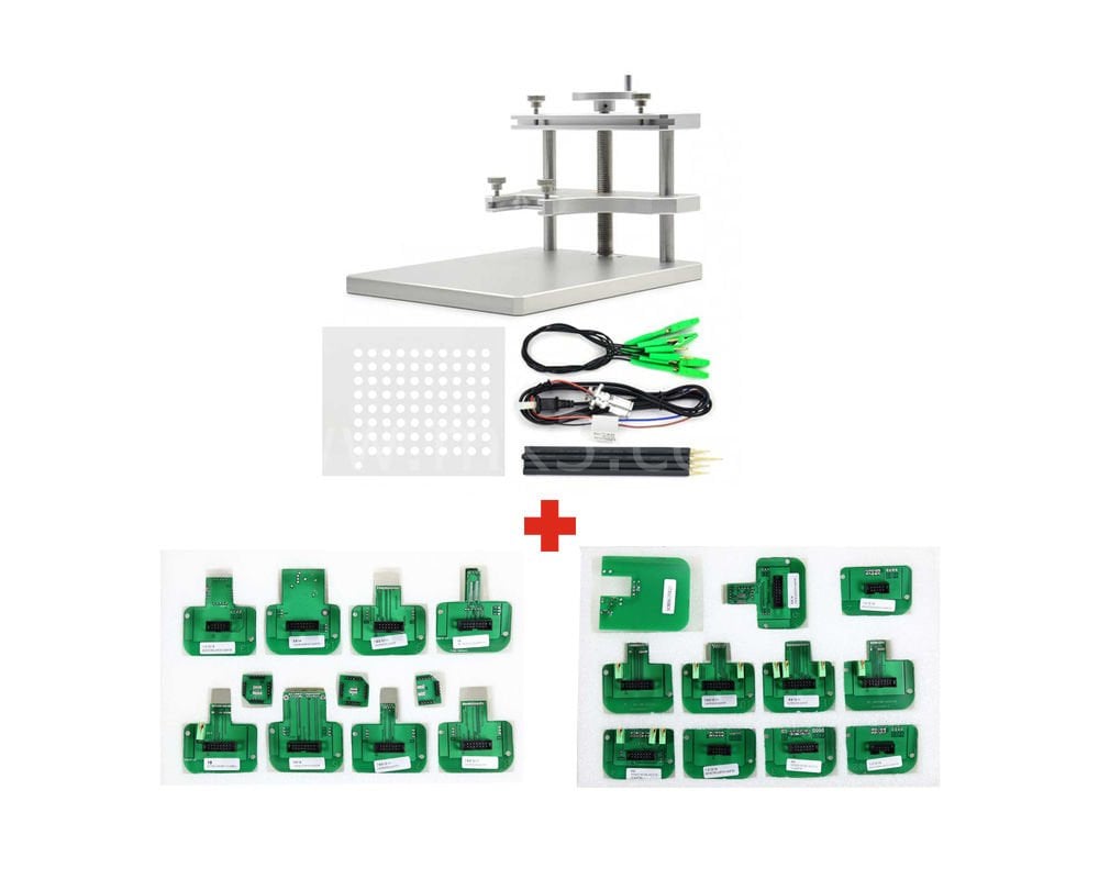 Bdm Metal Led Tezgahı + 22 Adaptörlü 4 Hassas Uçlu Prob Kalemli Ecu Chip Tuning Beyin Okuma Standı