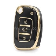 NANO Yüksek Kalite Kumanda Kılıfı Ford 3 Buton Beyaz Renk Ford-B11J3