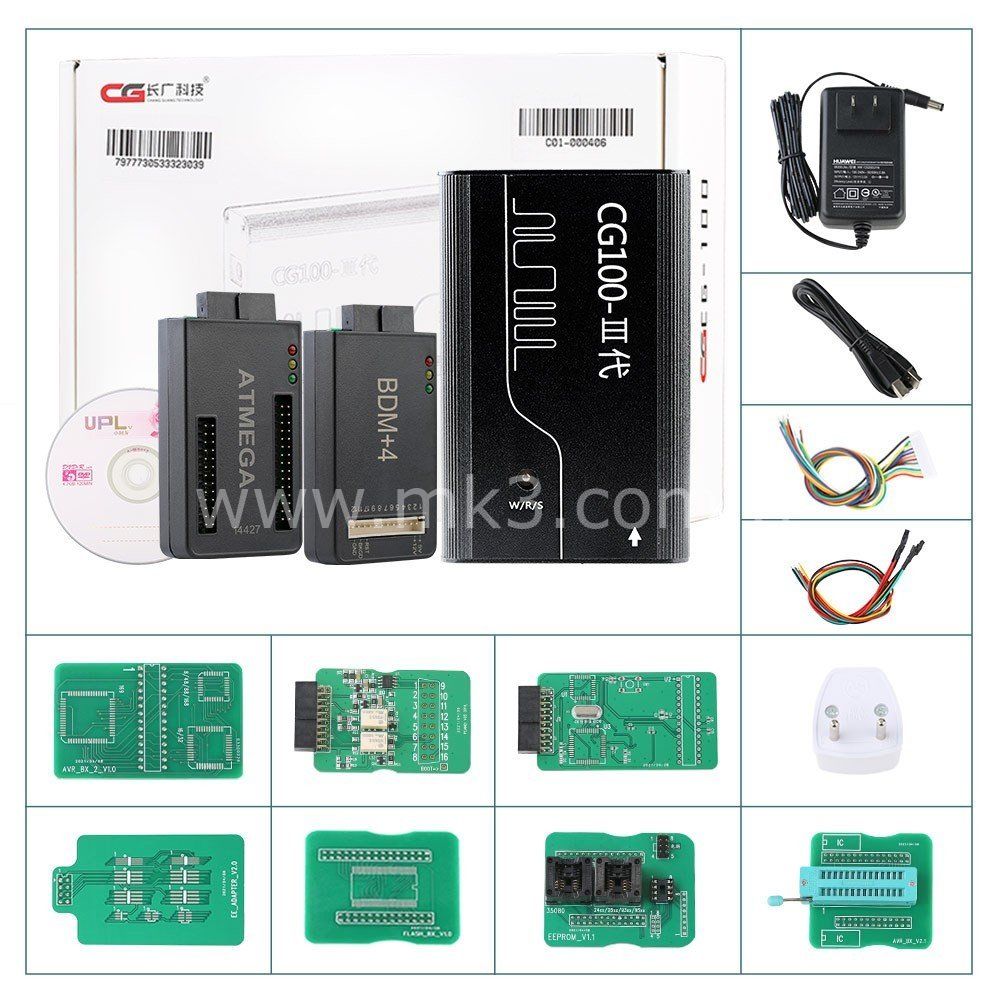 CGDI CG100 III Standart Versiyonlu Hava Yastığı Cihazı Renesas SRS & Infineon XC236 Flaş'ın Tüm fonkisyonları içerir .