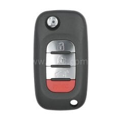 Smart Fortwo Forfour 2015-2017 Flip Remote Key 4 Button 433MHz