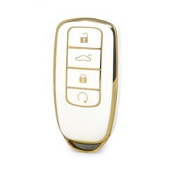NANO Yüksek Kalite Kumanda Kılıfı Chery 4 Buton Beyaz Renk CR-C11J