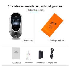 LCD EN700 LCD Smart Kumanda PKE Sistemi Tüm start stoplu Araçlar İçin Mercedes Benz tipi Gümüş Renk