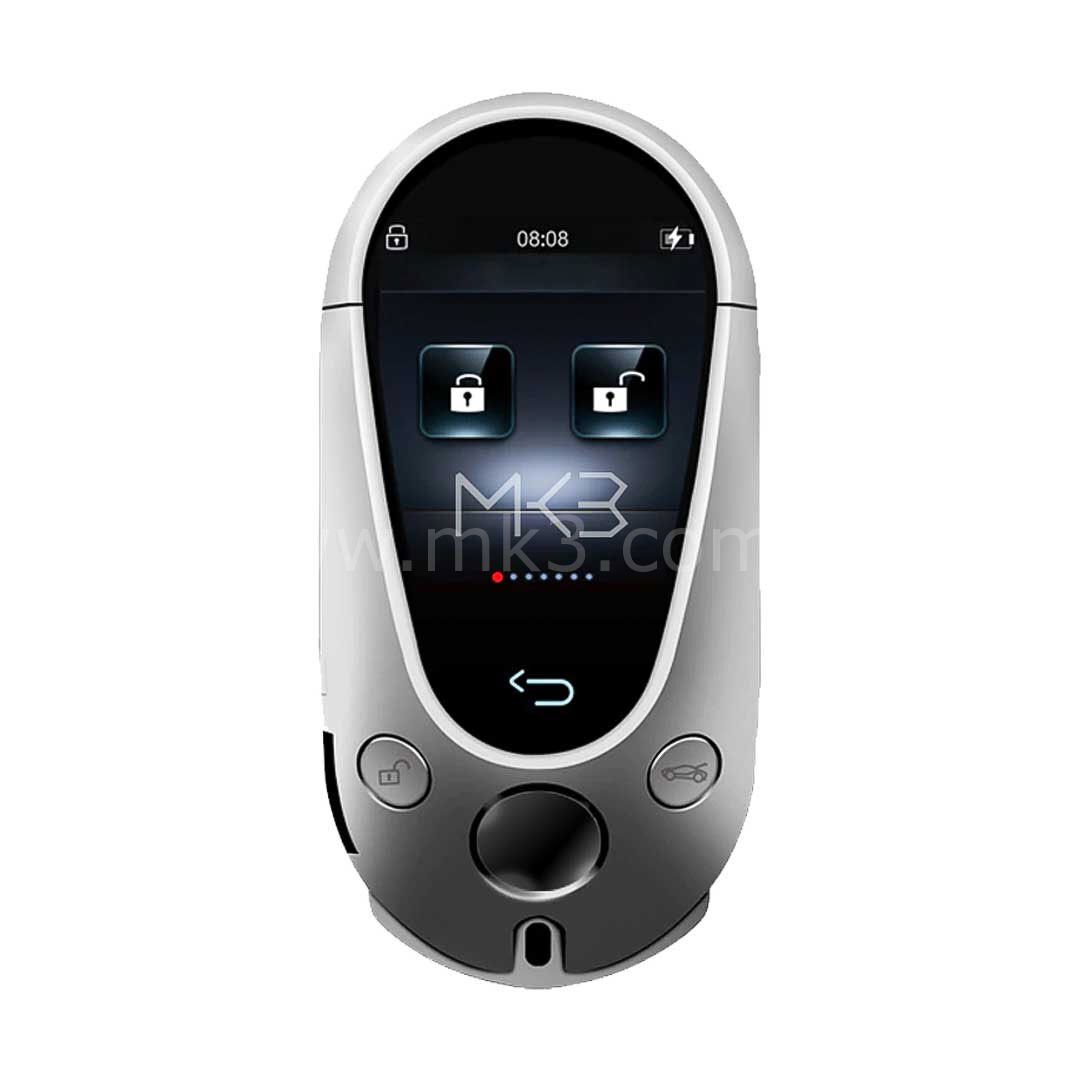 LCD EN700 LCD Smart Kumanda PKE Sistemi Tüm start stoplu Araçlar İçin Mercedes Benz tipi Gümüş Renk