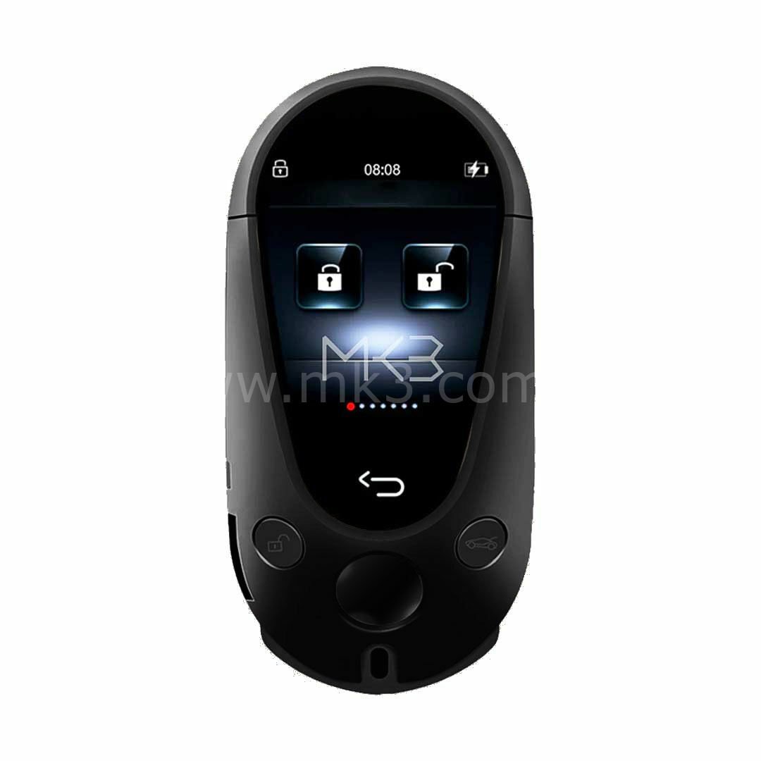 LCD Üniversal Ekranlı Kumanda Keyless Giriş ve İOS sistemi MercedesTipi Siyah Renk