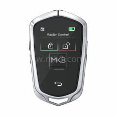 LCD Üniversal  Ekranlı Kumanda Keyless Giriş ve İOS sistemi Cadillac Tipi Gümüş Renk
