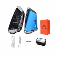 LCD Üniversal Ekranlı Kumanda Keyless Giriş ve İOS sistemi Bıçak Tipi Gümüş Renk