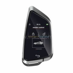 LCD Üniversal Ekranlı Kumanda Keyless Giriş ve İOS sistemi Bıçak Tipi Gümüş Renk