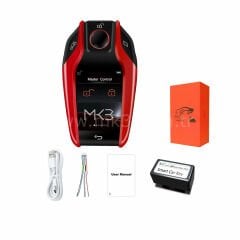 LCD Üniversal Ekranlı Kumanda Keyless Giriş ve İOS sistemi BMW Tipi Kırmızı Renk