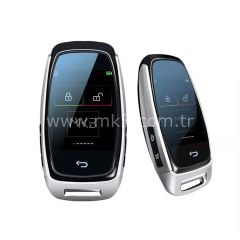 LCD Üniversal  Kumanda Keyless Giriş Gümüş Renk