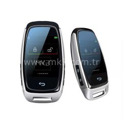 LCD Üniversal  Kumanda Keyless Giriş Gümüş Renk