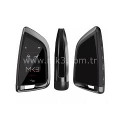 LCD Üniversal  Ekranlı Kumanda Keyless Giriş FEM Tipi Siyah Renk