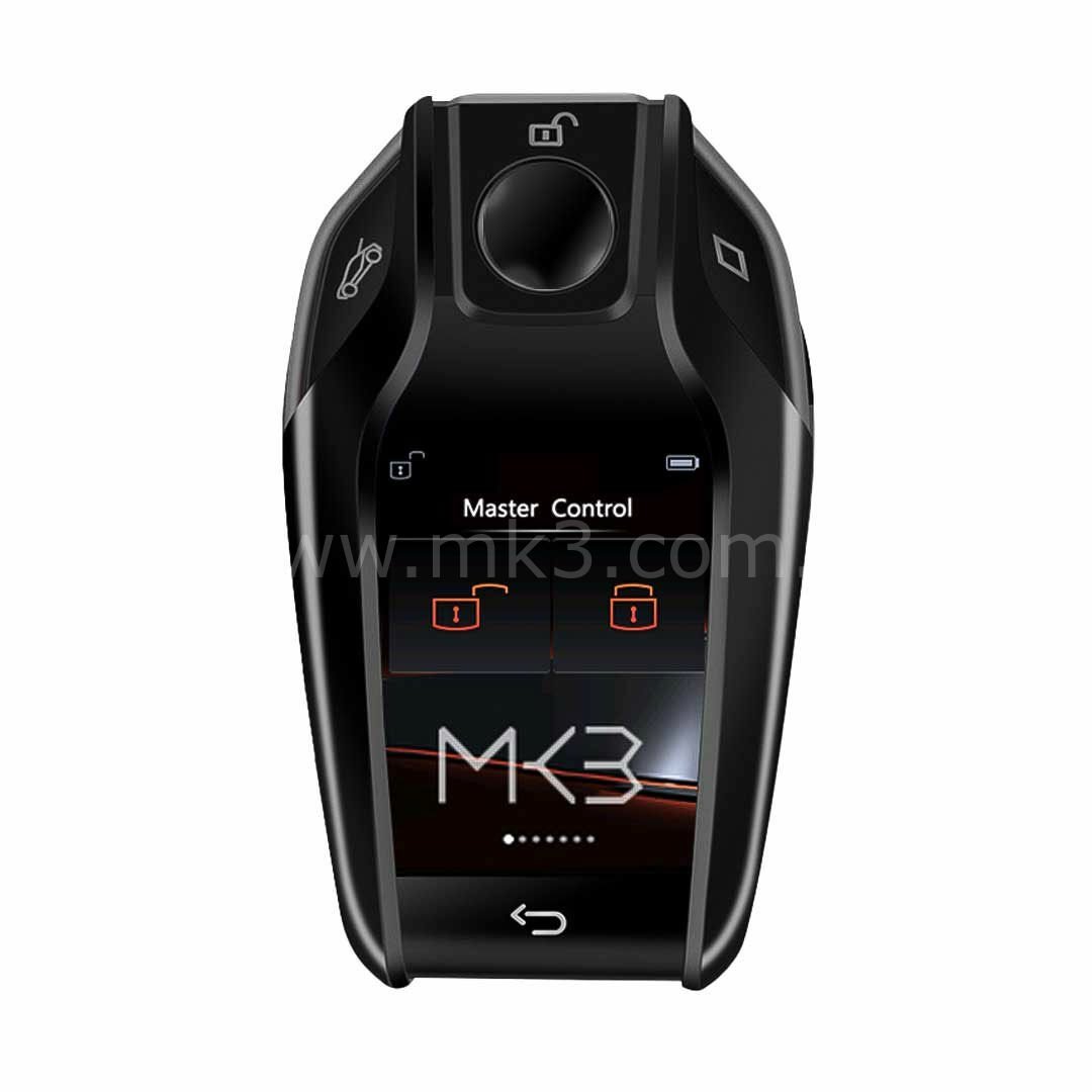 LCD Üniversal Ekranlı Kumanda Keyless Giriş ve İOS sistemi BMW Tipi Siyah Renk