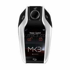 LCD Üniversal Ekranlı Kumanda Keyless Giriş ve İOS sistemi BMW Tipi Gümüş Renk