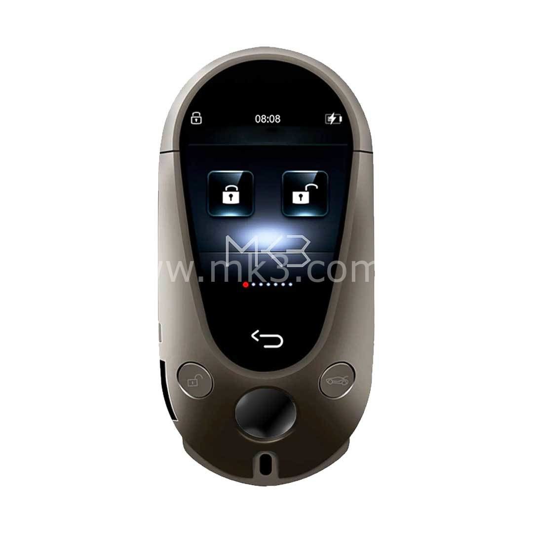 LCD Üniversal Ekranlı Kumanda PKE sistemi Mercedes Tipi Tunç Renk