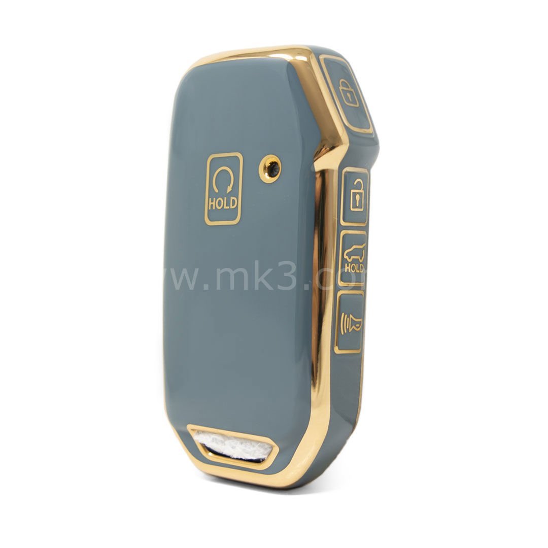 NANO Yüksek Kalite Kumanda Kılıfı KIA 4+1 Buton Gri Renk KIA-C11J5