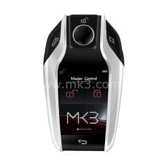 LCD Üniversal Ekranlı Kumanda Keyless Giriş BMW tipi Gümüş Renk