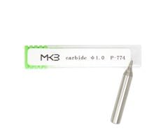 End Mill karbür anahtar kesme bıçağı 1.0mm φ1.0xD6x40x1T