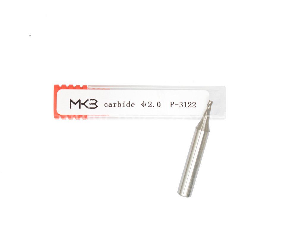 End Mill karbür anahtar kesme bıçağı 2.0mm φ2.0xD6x40x3F