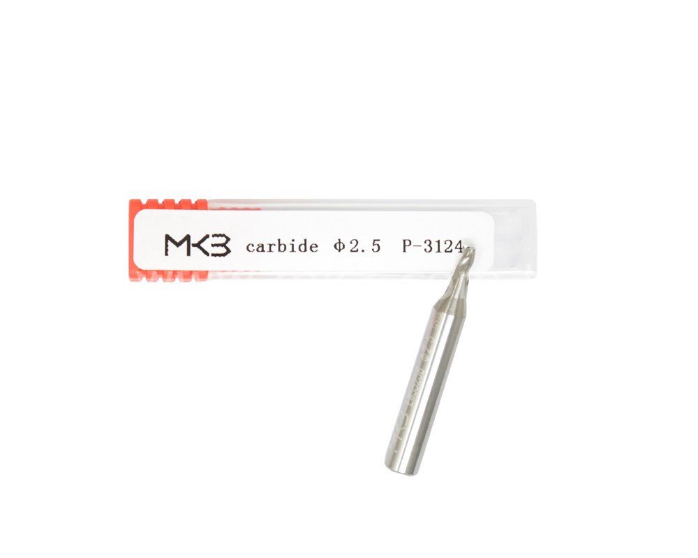 End Mill karbür anahtar kesme bıçağı 2.5mm φ2.5xD6x40x3F