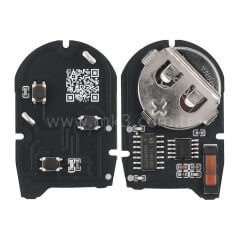 Ford Mavi Yan Sanayi Kumanda 3 Buton 433MHz ( Siyah Board )