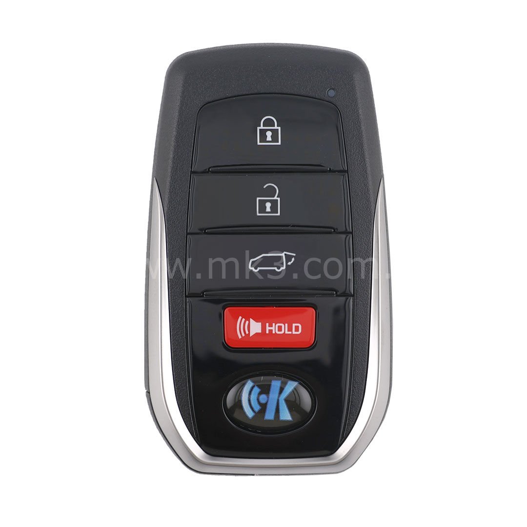 KeyDiy TB01-4 (Parlak) Universal 4 Buton 8A Çipli Smart Kumanda