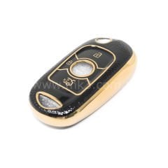 NANO Yüksek Kalite Kumanda Kılıfı Buick 3 Buton Siyah Gold Renk BK-B13J