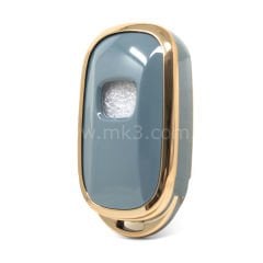 NANO Yüksek Kalite Kumanda Kılıfı Honda 3  Buton Gri Renk HD-G11J3A