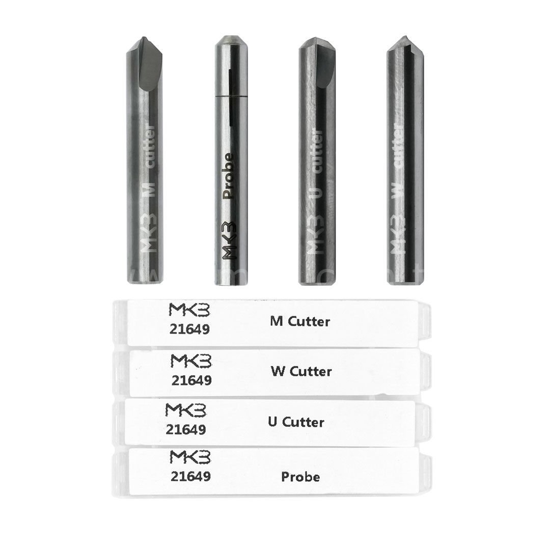 End Mill Kesme Bıçağı karbür Set of 4 Parça