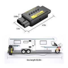 GODIAG ECU IMMO Prog AD GT105 OBD II ECU Konnektörü